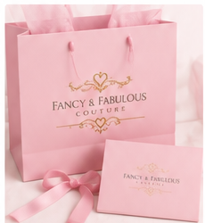Pink Fancy & Fabulous Couture luxury packaging